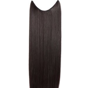 Halo style 100% human hair extension brown